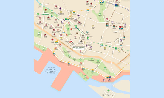 Bloomsbury Residences - location map 2