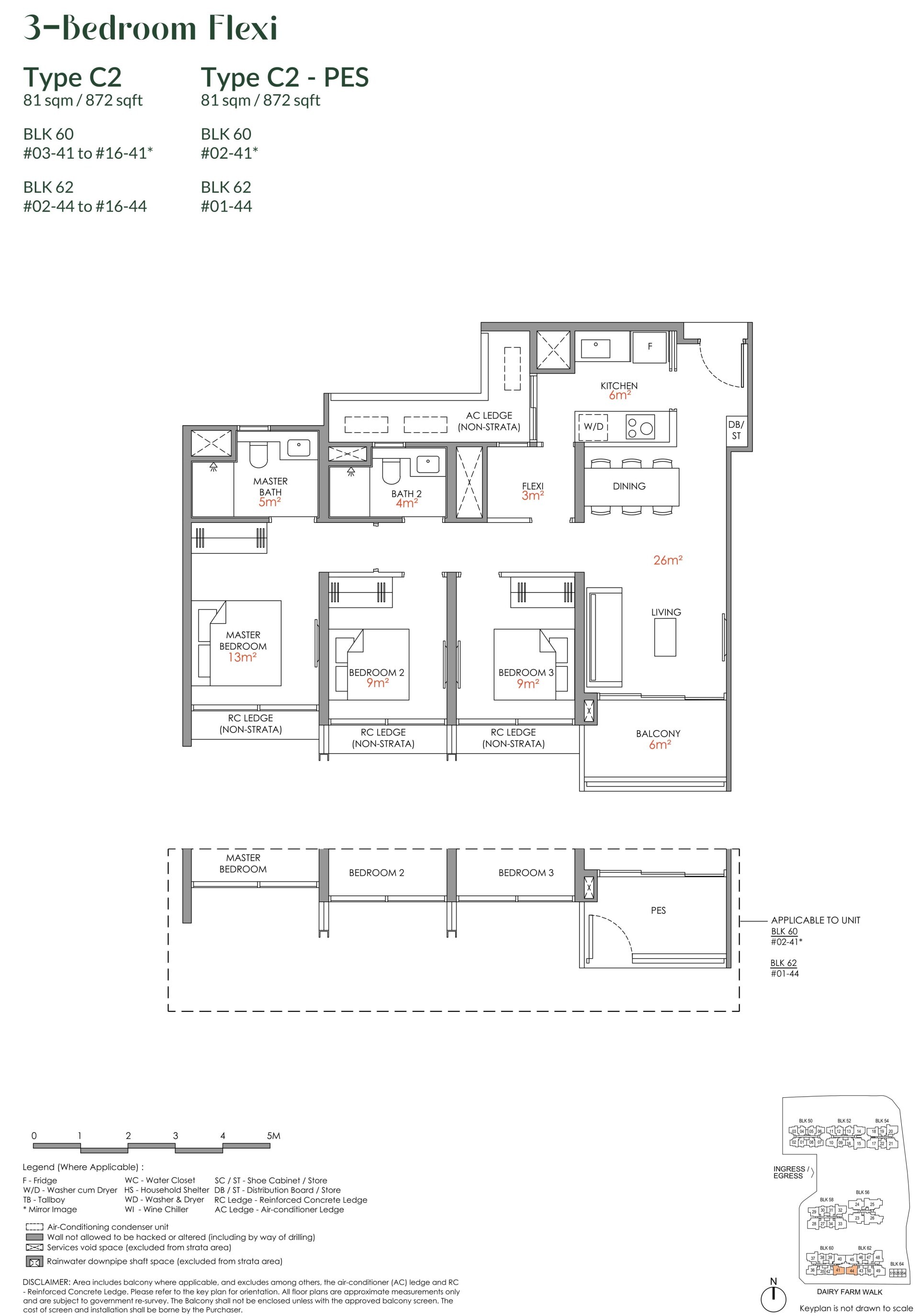 3 Bedroom Flexi C2