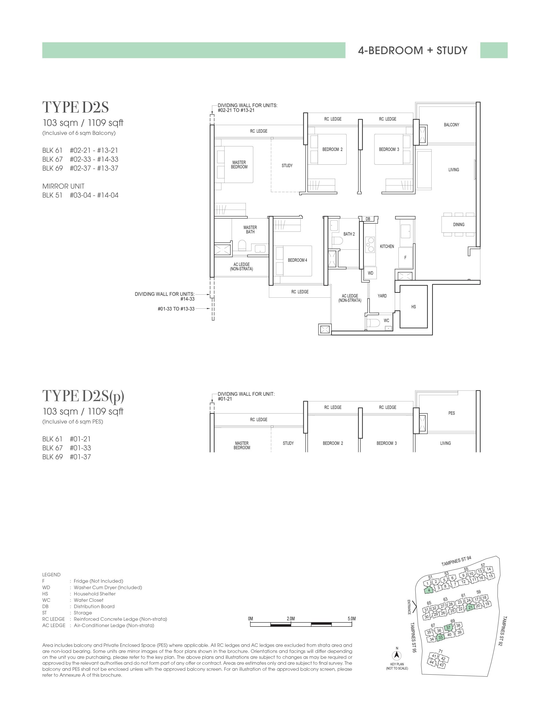 Rivelle Tampines floor plan 2