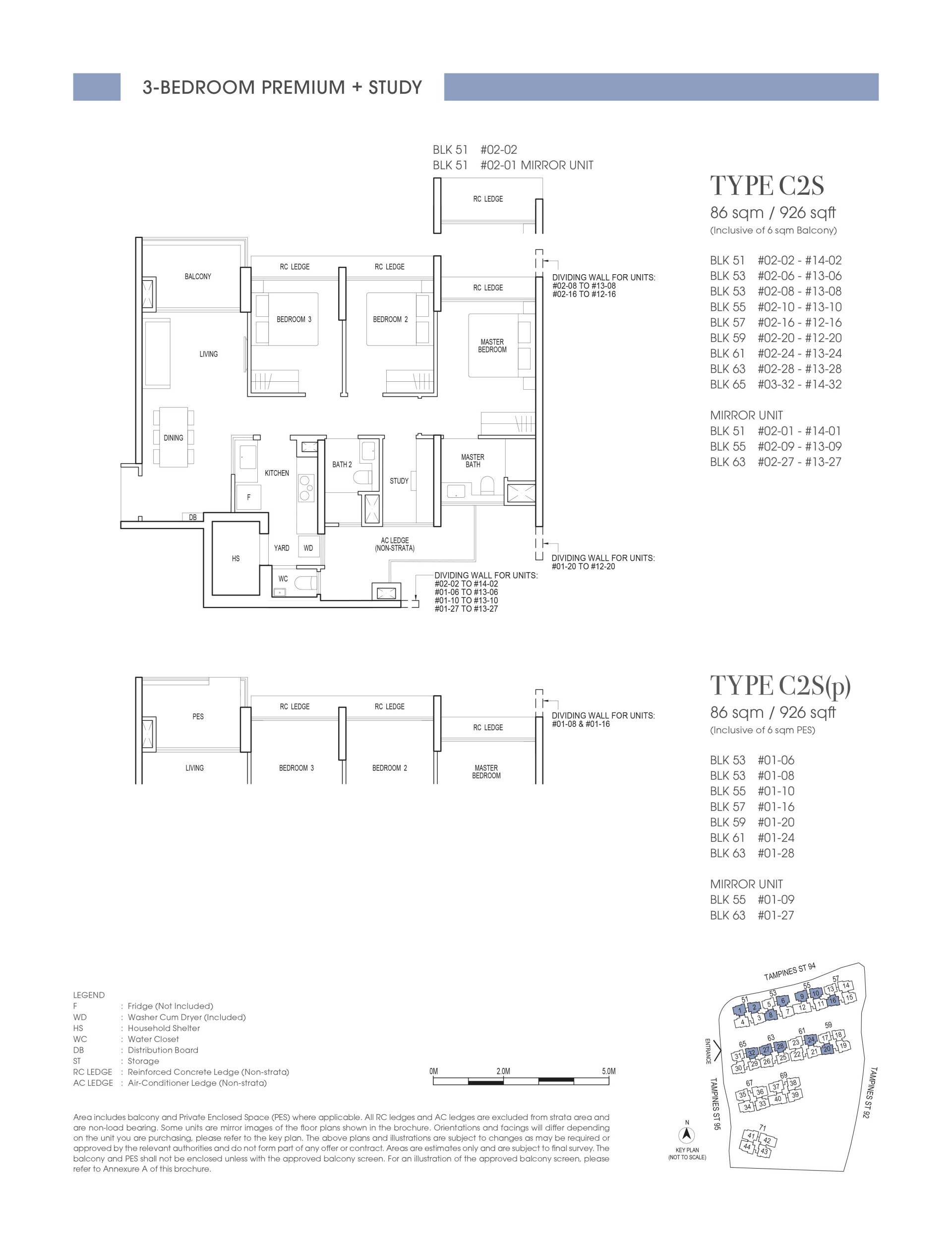 Rivelle Tampines floor plan 3