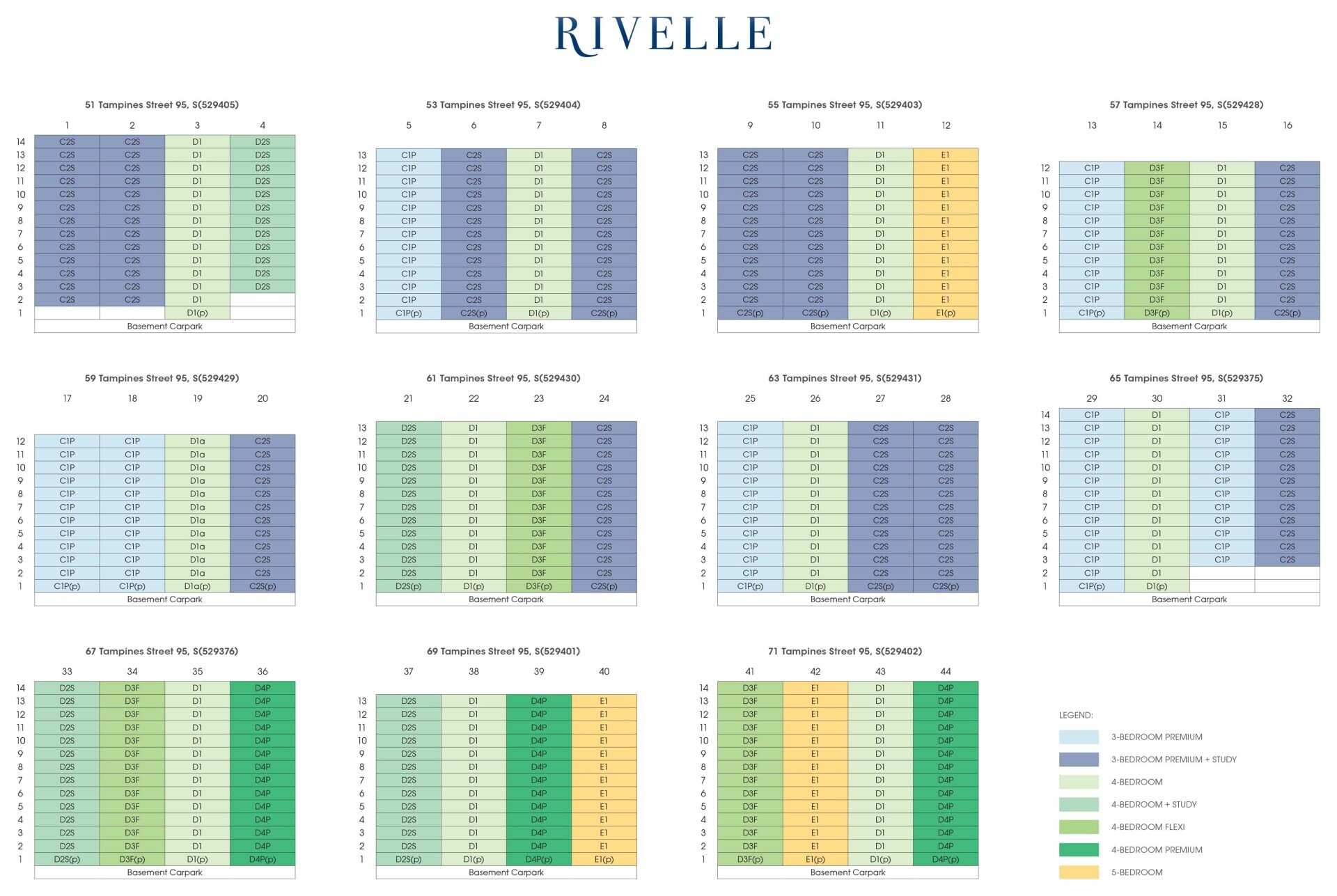 Rivelle Tampines floor plan 11