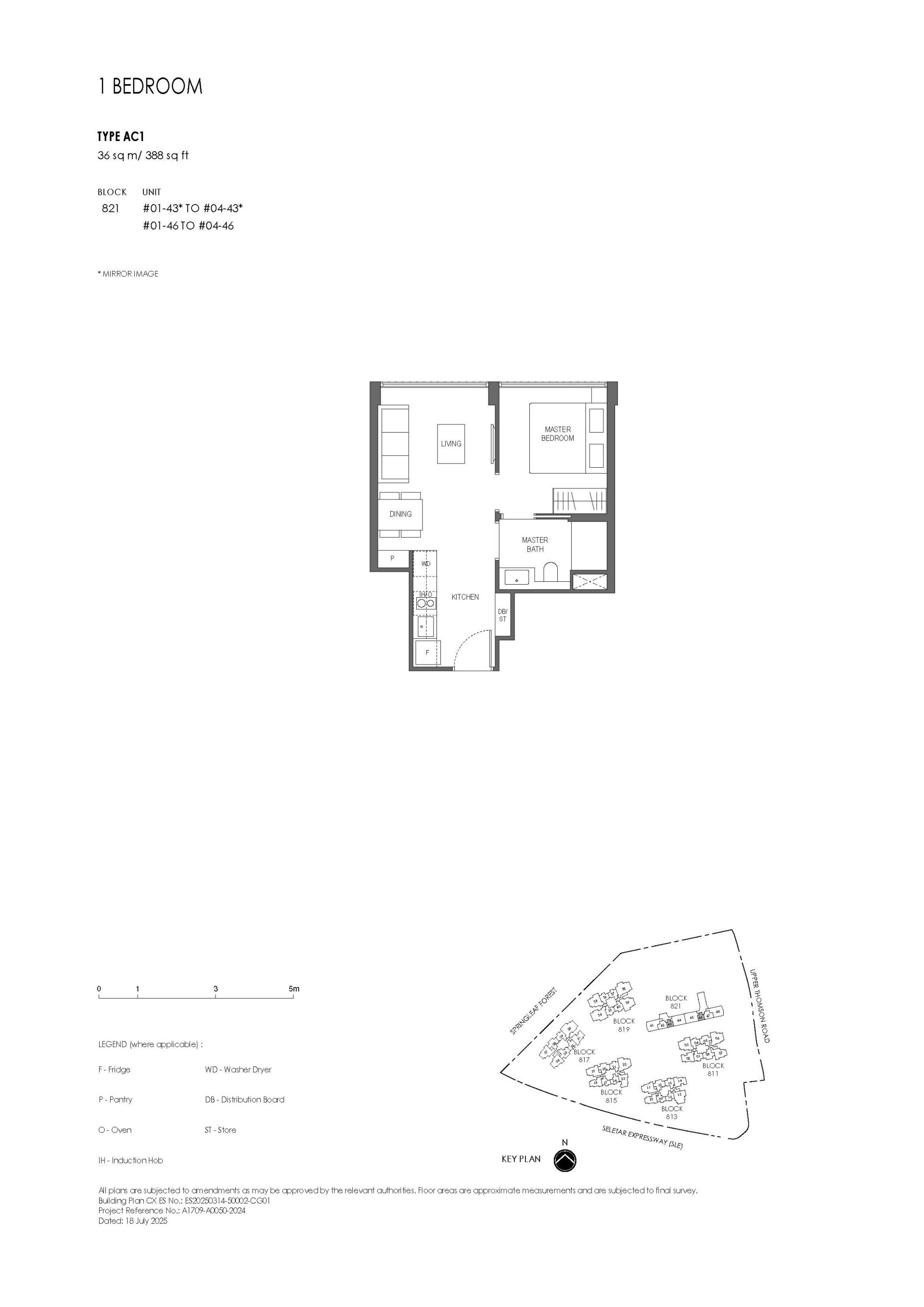 1 Bedroom (conserved building) [AC1]