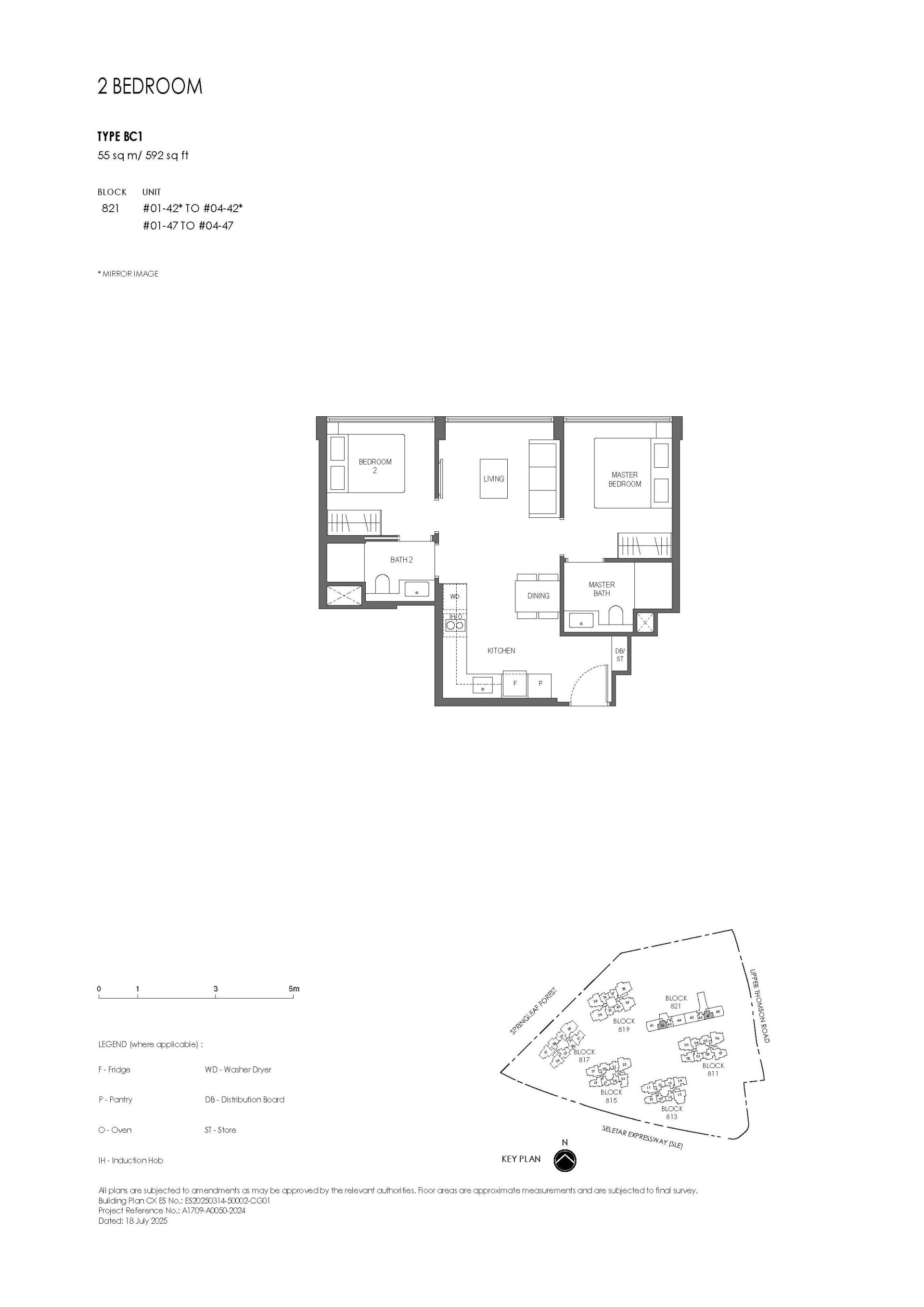 2 Bedroom (conserved building) [BC1]