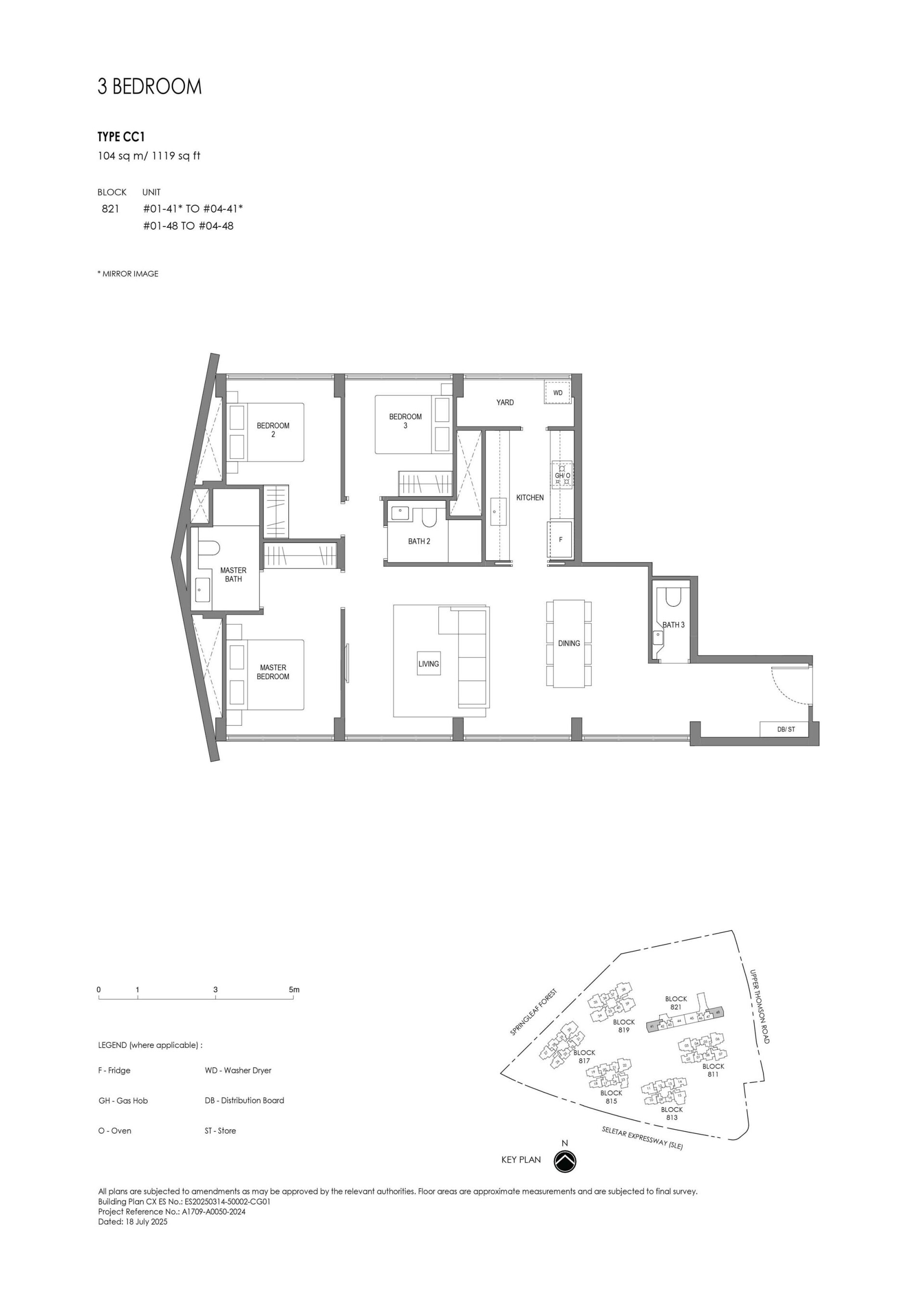 3 Bedroom (conserved building) [CC1]