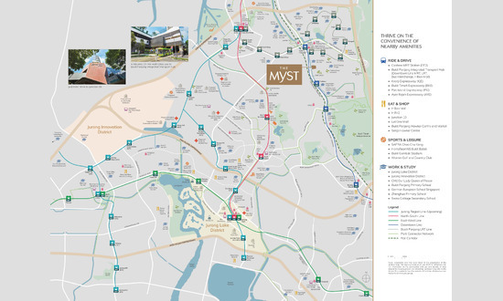 The Myst - location map