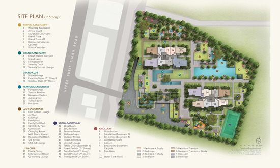 The Myst - site plan